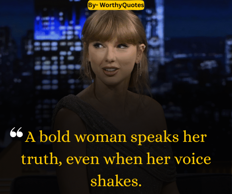A bold woman speaks her truth, even when her voice shakes