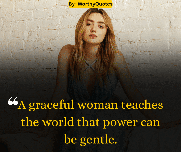 A graceful woman teaches the world that power can be gentle