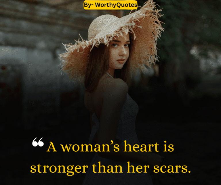 A woman’s heart is stronger than her scars