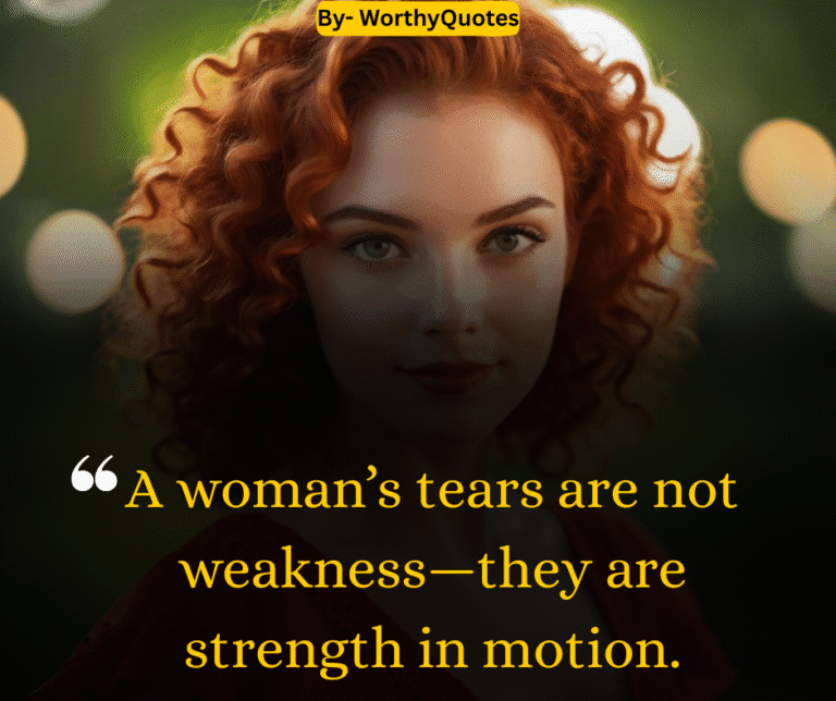 A woman’s tears are not weakness—they are strength in motion