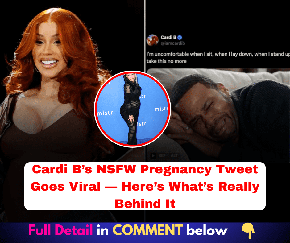 Cardi B pregnant 2025, Cardi B Stefon Diggs, Cardi B fourth baby, Cardi B meme response, Cardi B NSFW tweet, Cardi B Offset divorce, Cardi B kids names, Cardi B Am I The Drama album, Cardi B Little Miss Drama Tour, Cardi B viral tweet October 2025, Cardi B parenting quotes, Cardi B podcast Jay Shetty
