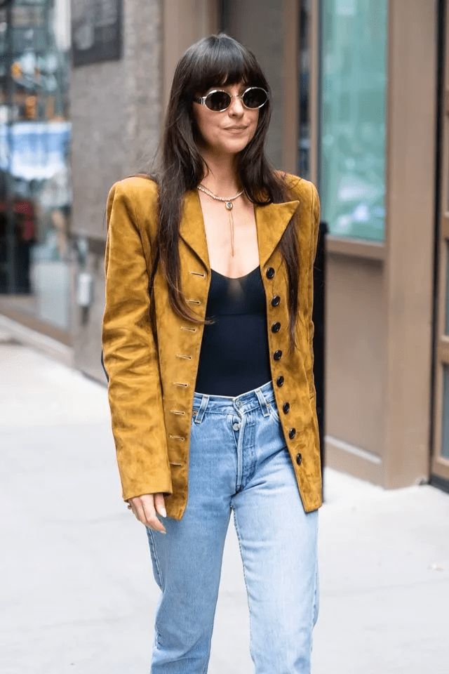 dakota johnson valentino campaign, valentino cruise 2026 fashion, dakota johnson red cutout minidress, alessandro michele valentino, dakota johnson off-the-shoulder dress, dakota johnson gucci ambassador, dakota johnson balenciaga outfit, dakota johnson street style 2025, dakota johnson luxury accessories, dakota johnson emerald necklace, dakota johnson diamond collar, dakota johnson gucci sunglasses, kate young dakota johnson stylist, dakota johnson fashion campaigns, dakota johnson floral tights