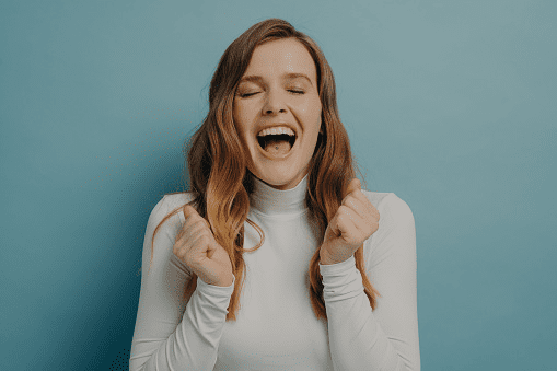 Her confidence grew the moment she realized