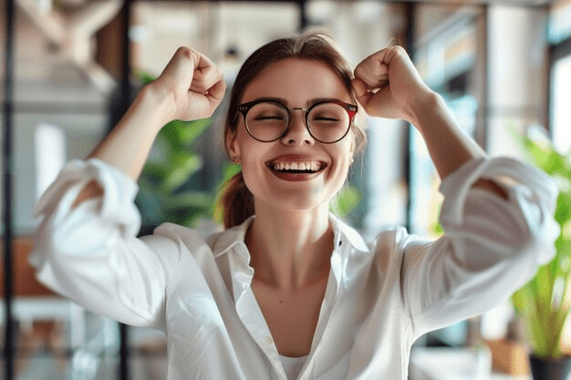 She stopped being confused