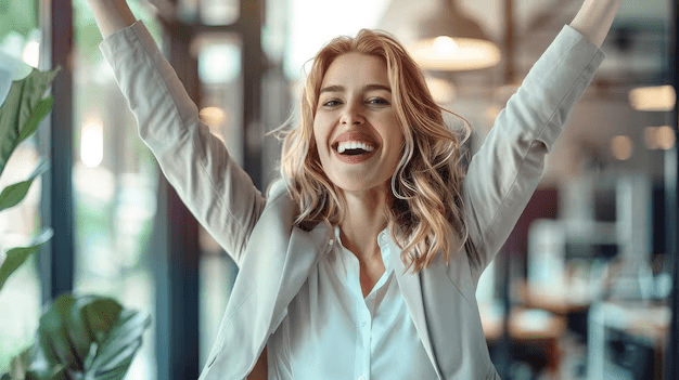 A woman becomes wiser