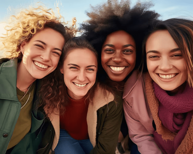 A woman stops asking questions