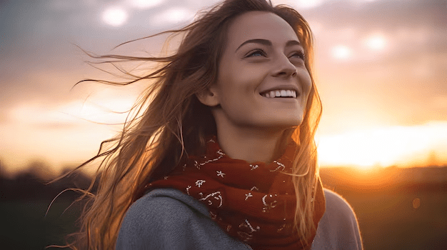 A woman chooses peace