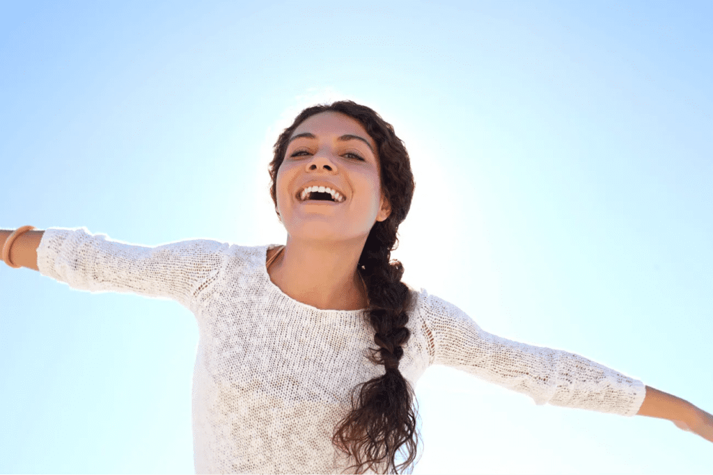 Confidence grows when a woman keeps promises to herself