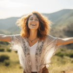 A woman’s peace improves