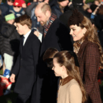 Kate Middleton and Prince William Christmas walk, Kate Middleton royal Christmas tradition, Prince George Princess Charlotte Prince Louis Christmas outing, Kate Middleton Blaze Milano coat Christmas, Royal family Sandringham Christmas walk, Kate Middleton remission Christmas 2025, King Charles Christmas speech Sandringham, Kate Middleton and Charlotte piano duet, Prince William hardest year royal family, Royal family holiday traditions Norfolk
