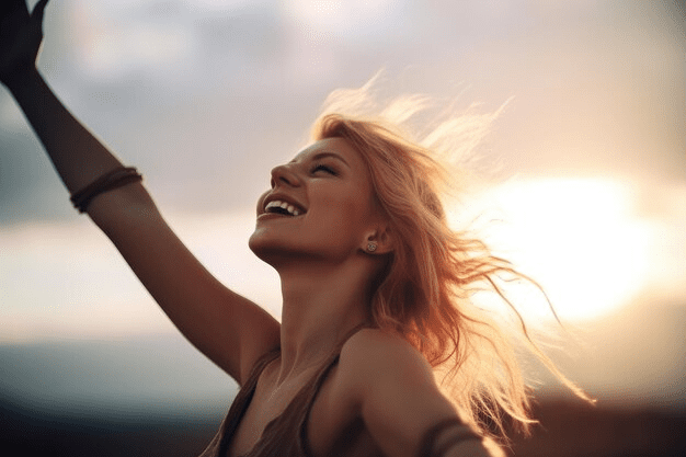 When a man loves a woman, anxiety fades