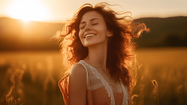 She lost herself first