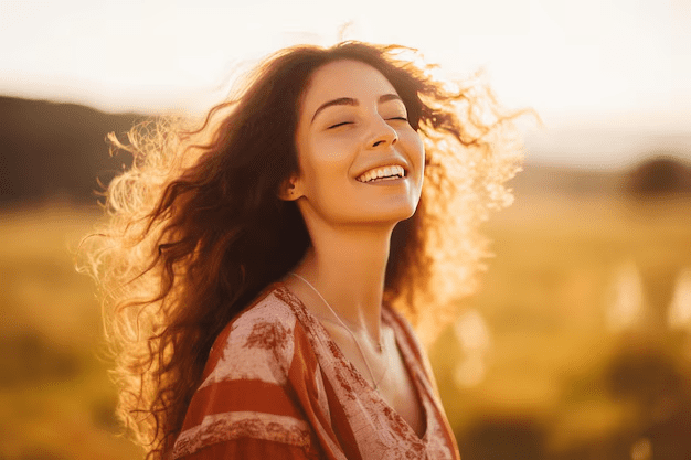 She pulled back slowly