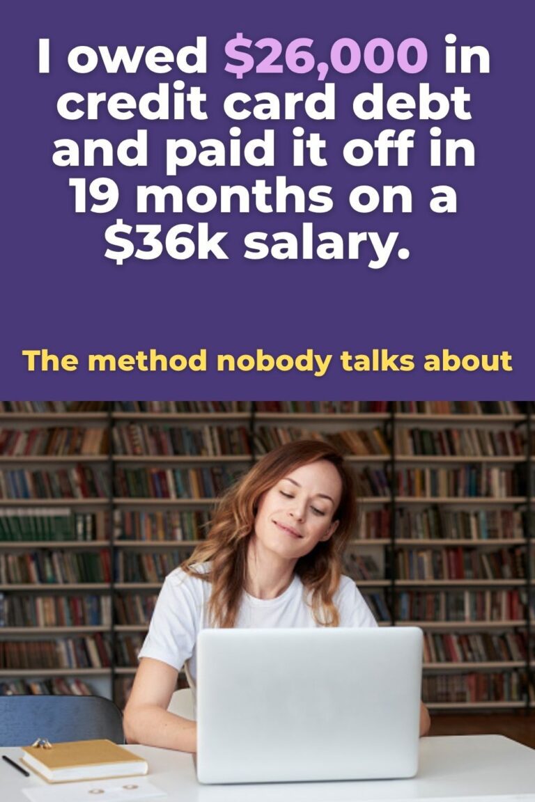 How I Paid Off $26,000 in Credit Card Debt in 19 Months on a $36k Salary — The Exact Method