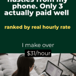 I Tested 9 Side Hustles from My Phone — Here's the Honest Hourly Rate for Each