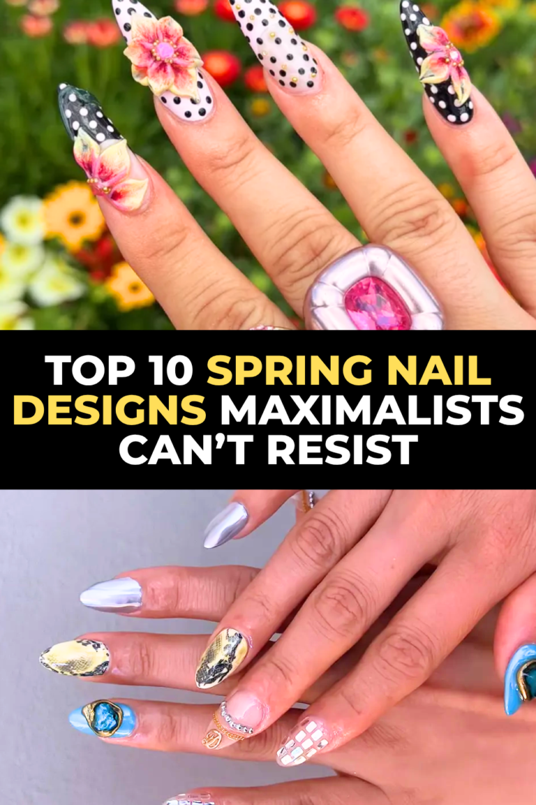 Top 10 Spring Nail Designs Maximalists Can’t Resist