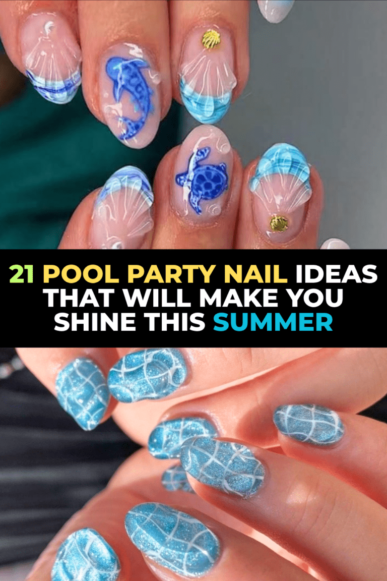 21 Pool Party Nail Ideas That Will Make You Shine This Summer