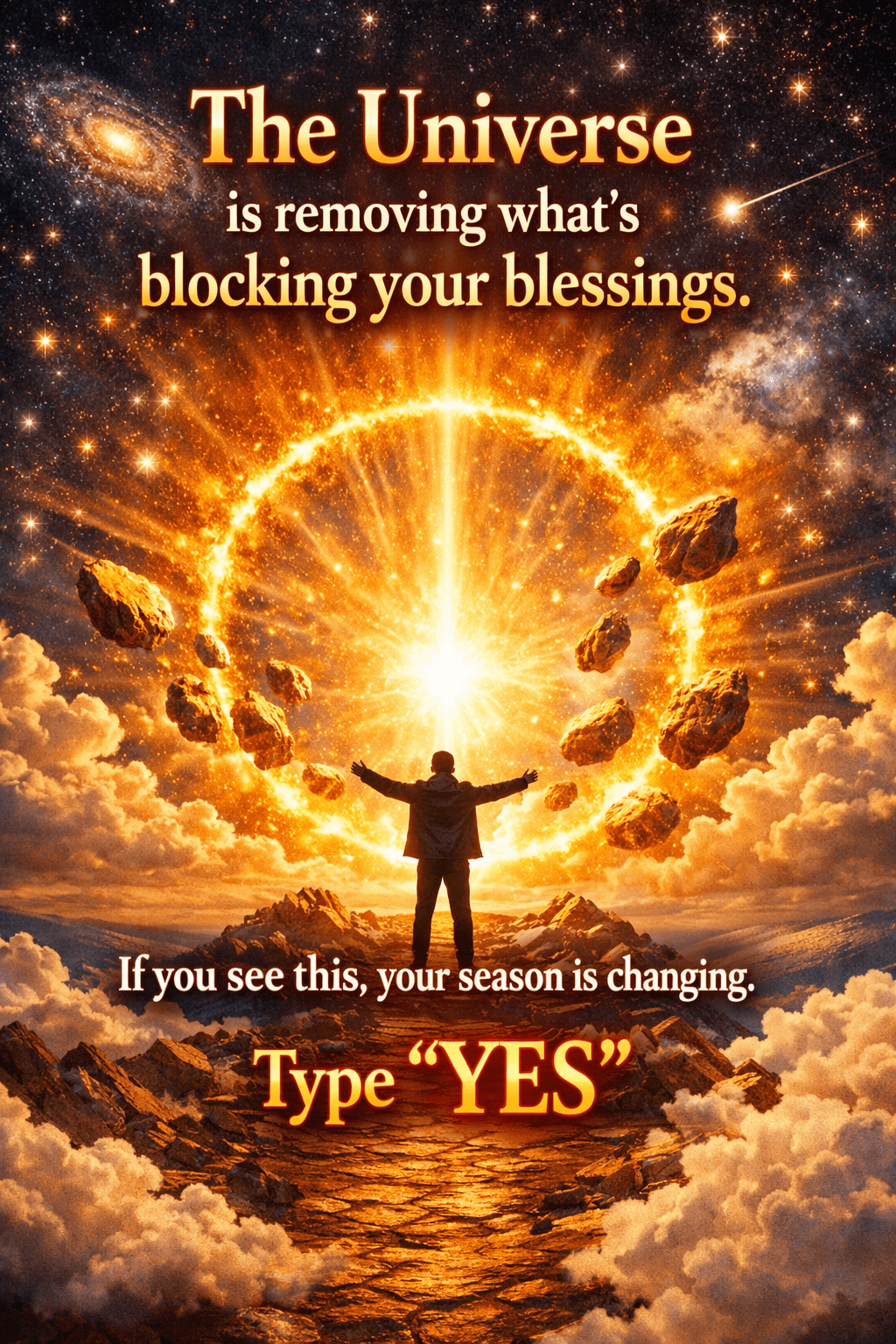 Universe Message: The Universe Is Removing What’s Blocking Your Blessings