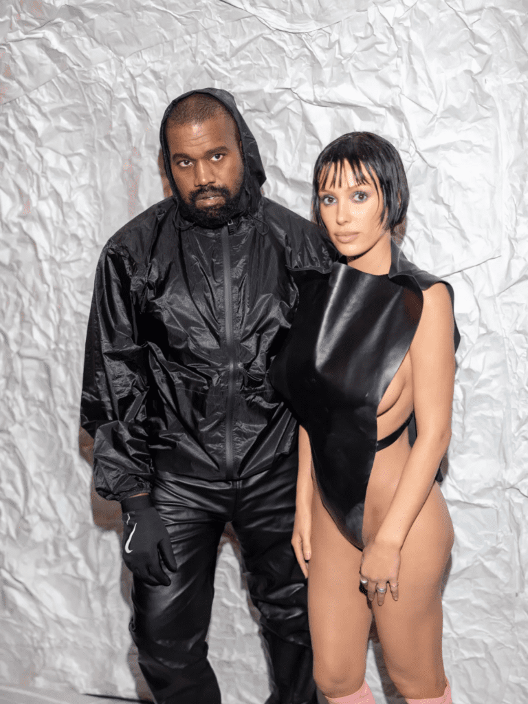 Bianca Censori candy lingerie, Kanye West and Bianca Censori, Bianca Censori daring outfits, Bianca Censori $100,000 deal, Celebrity fashion controversy, Celebrity fashion business deals, Bianca Censori New York outfit, Kanye West fashion influence