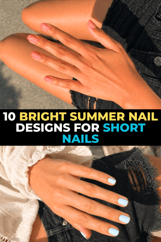 bright summer nails, short nail designs, neon french tips, bold solid colors, ombre nails 2026, multicolor pastel nails, leopard print accent nails, turquoise summer nails, coral pink nails, gel manicure tips