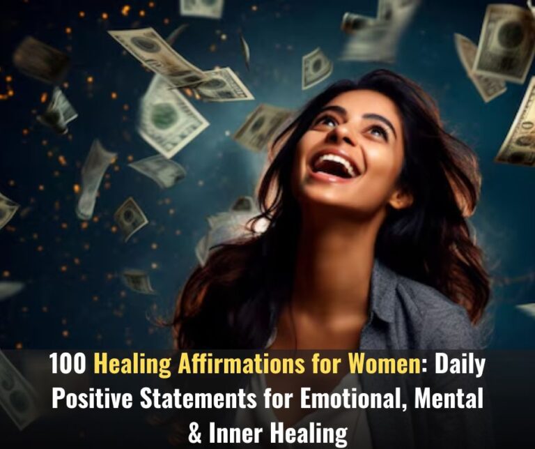 100 Healing Affirmations for Women: Daily Positive Statements for Emotional, Mental & Inner Healing