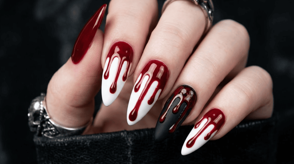 Halloween nails, spooky nail art, cute Halloween nails, pumpkin nail designs, ghost nail ideas, spiderweb manicure, black cat nails, blood drip nails, skull nail art, witch inspired nails