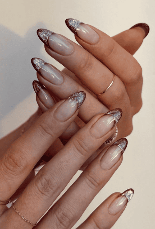 summer to fall nails, transition nail ideas, chic nail designs 2026, butter yellow nails, caramel glazed nails, milky white chrome nails, chocolate French tips, sage green nails, burgundy chrome nails, burnt orange nails